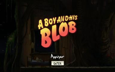 A Boy and His Blob Title Screen